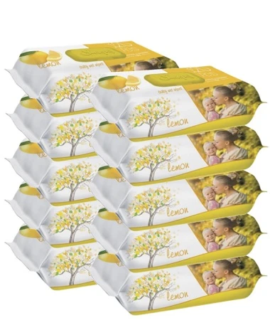 Pachet promo 10 X Servetele Umede Sleepy Lemon 120buc